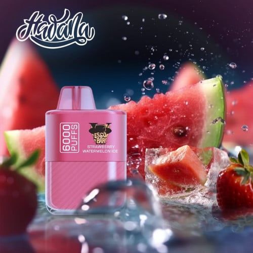 سحبة هوانا اسكوبار فراولة بطيخ ايس 6000 موشة Hawana 6000 puffs  STRAWB