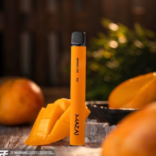 سحبة جاهزة مزاج مانجو ايس Mazaj Disposable Mango Ice 1000 puff