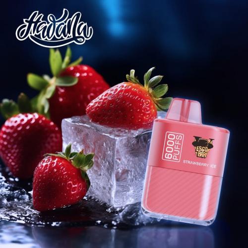 سحبة هوانا اسكوبار فراولة ايس 6000 موشة Hawana 6000 puff