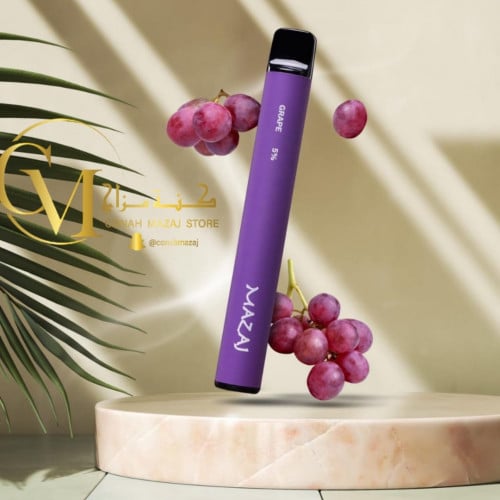 سحبة جاهزة مزاج عنب Mazaj Disposable Grape 1000 puff