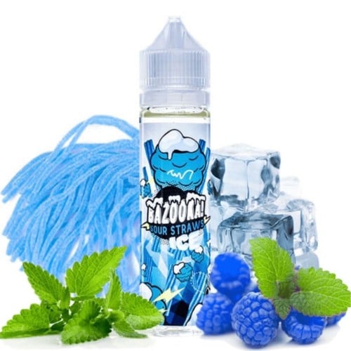 نكهة بازوكا توت ازرق ايس BAZOOKA BLUE RASPBERRY Ice