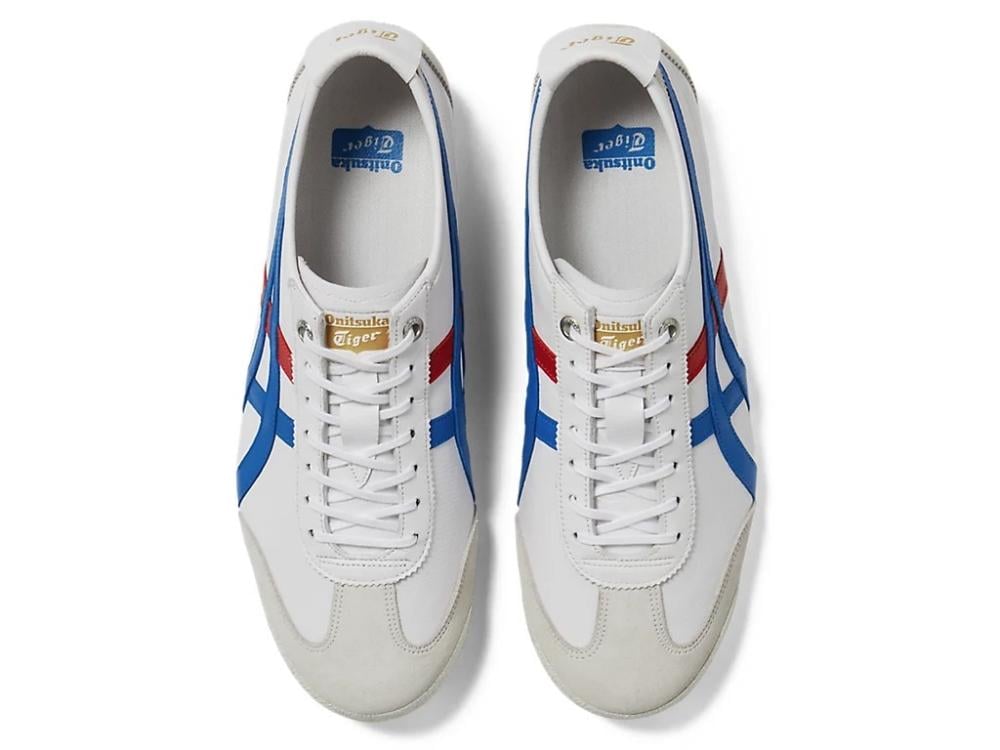 Asics onitsuka tiger mexico 66 white blue red best sale