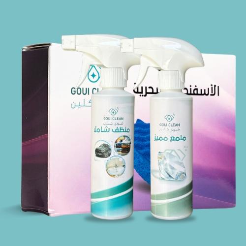 بكج قوي كلين منظف و ملمع والاسفنجة السحرية