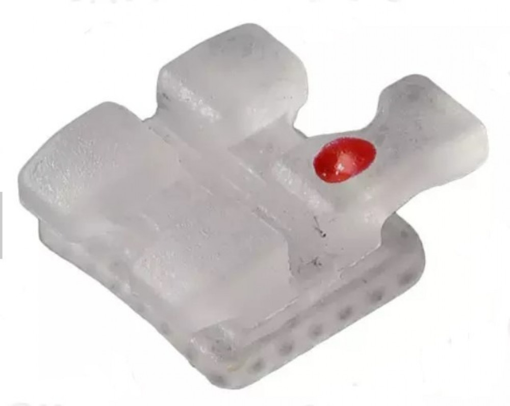 OrthOUnion E-Series III Ceramic Orthodontic Brackets close-up