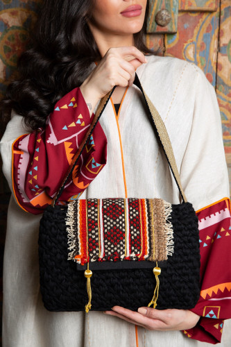 حقيبة كروشيه السدو