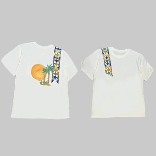 T-shirt بنمط شعبي