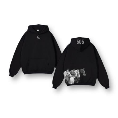 BLACK HOODIE-هودي اسود