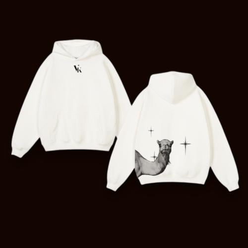 WHITE HOODIE -هودي ابيض