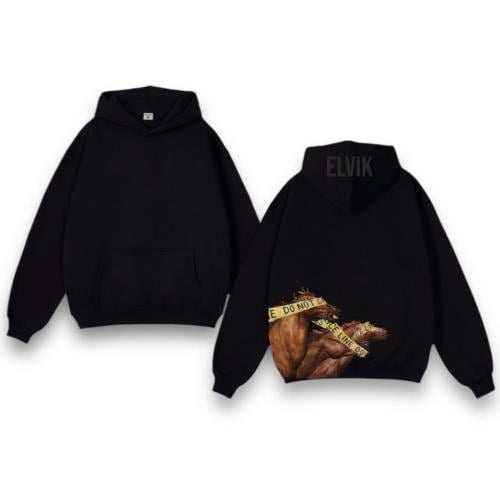 BLACK HOODIE-هودي اسود