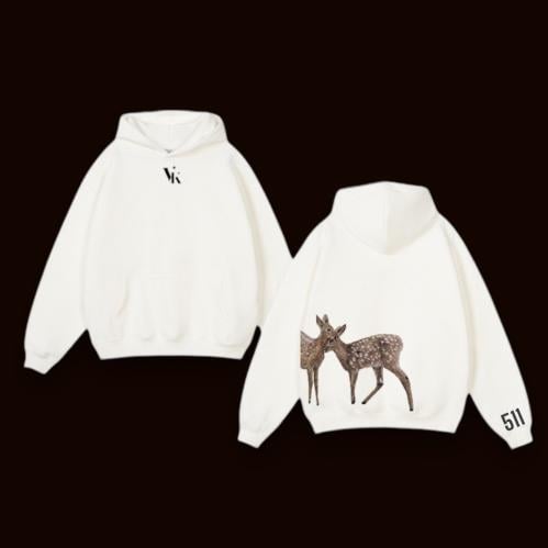 WHITE HOODIE -هودي ابيض