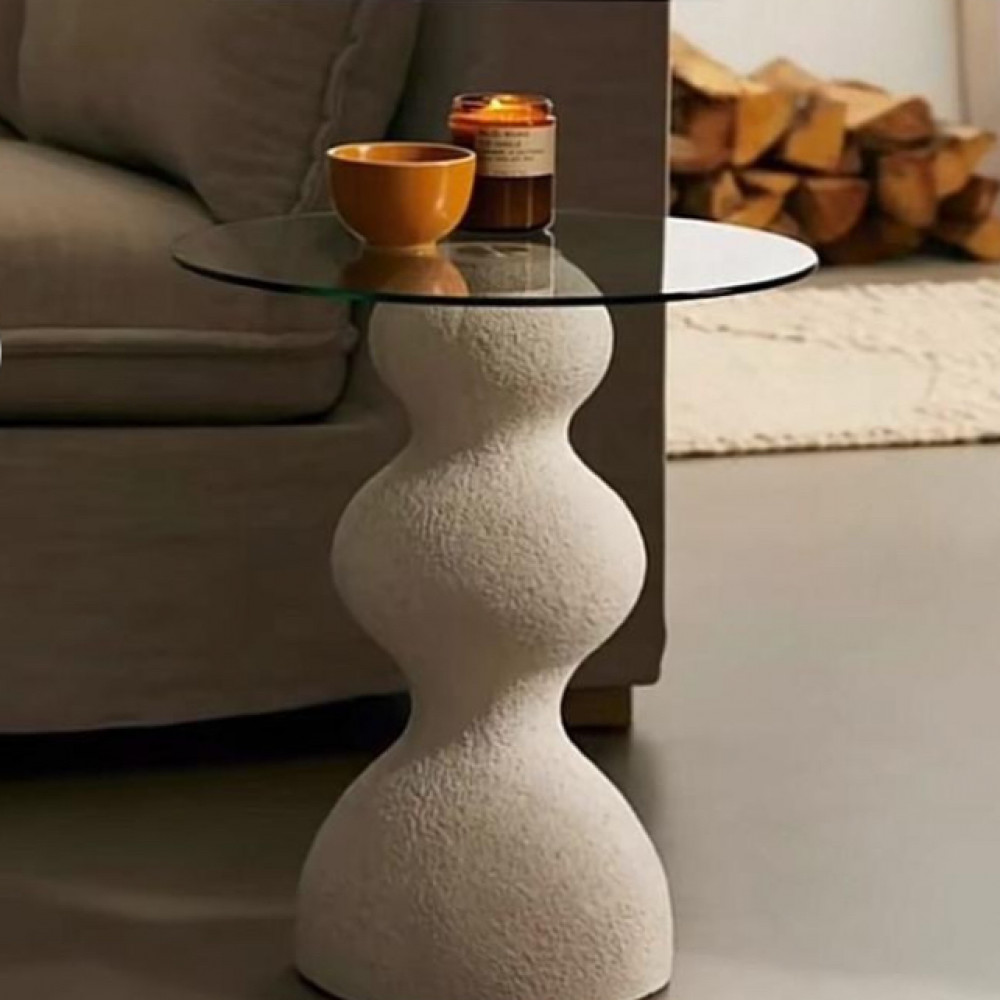 طاوله خدمه بحجر طبيعي