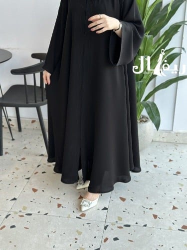 عباية نص كلوش الاناقة سحاب