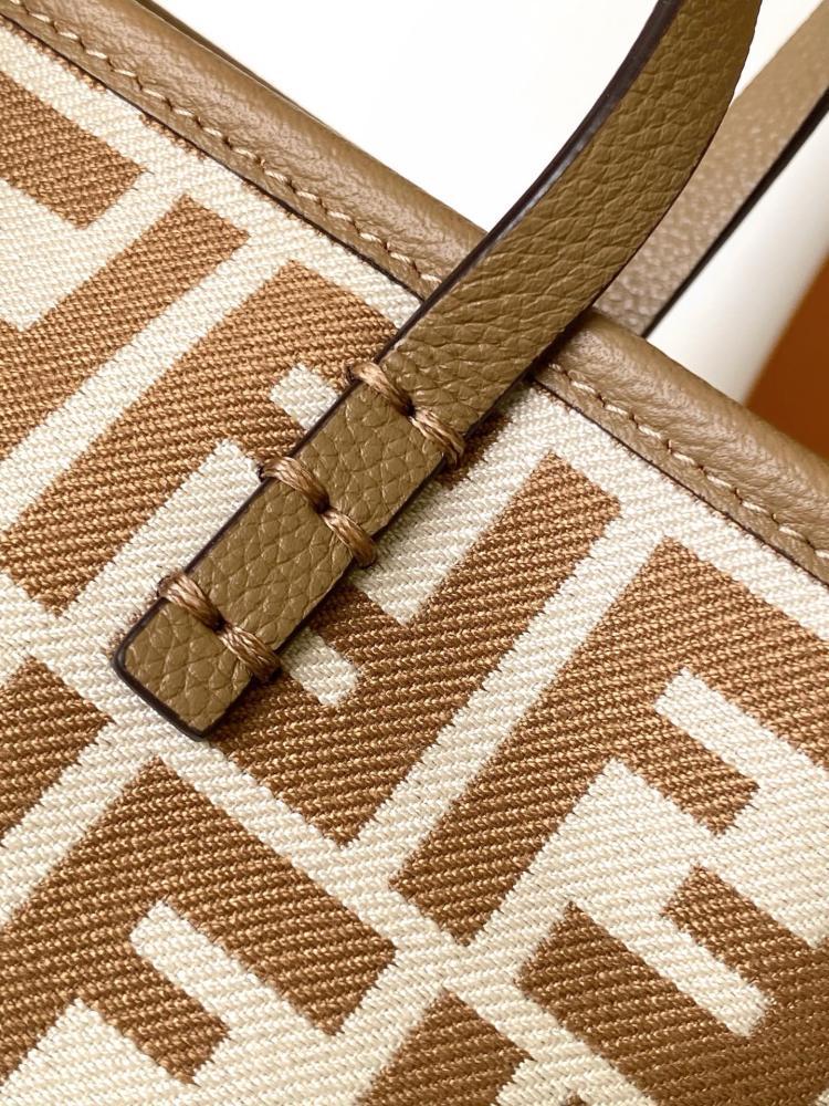 Fendi Mini Roll Bag Beige 15.5cm