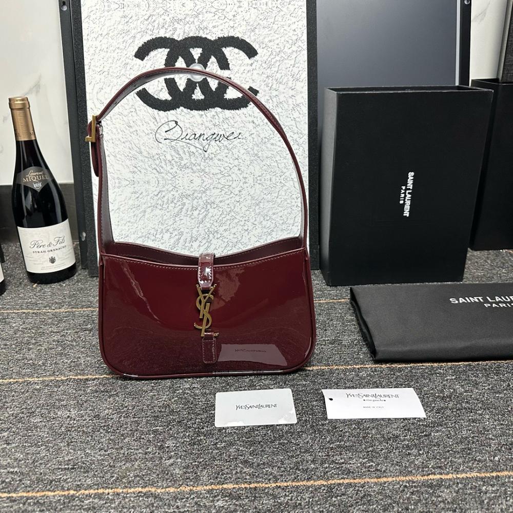 شنطة سان لوران برغندي