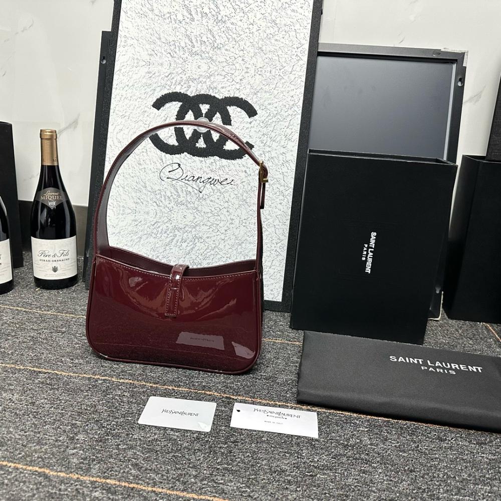 شنطة سان لوران برغندي