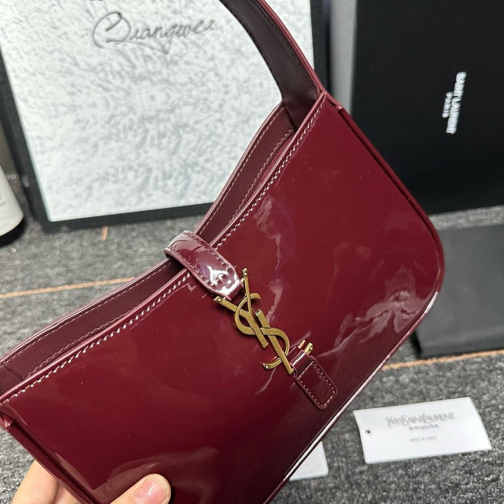 شنطة سان لوران برغندي