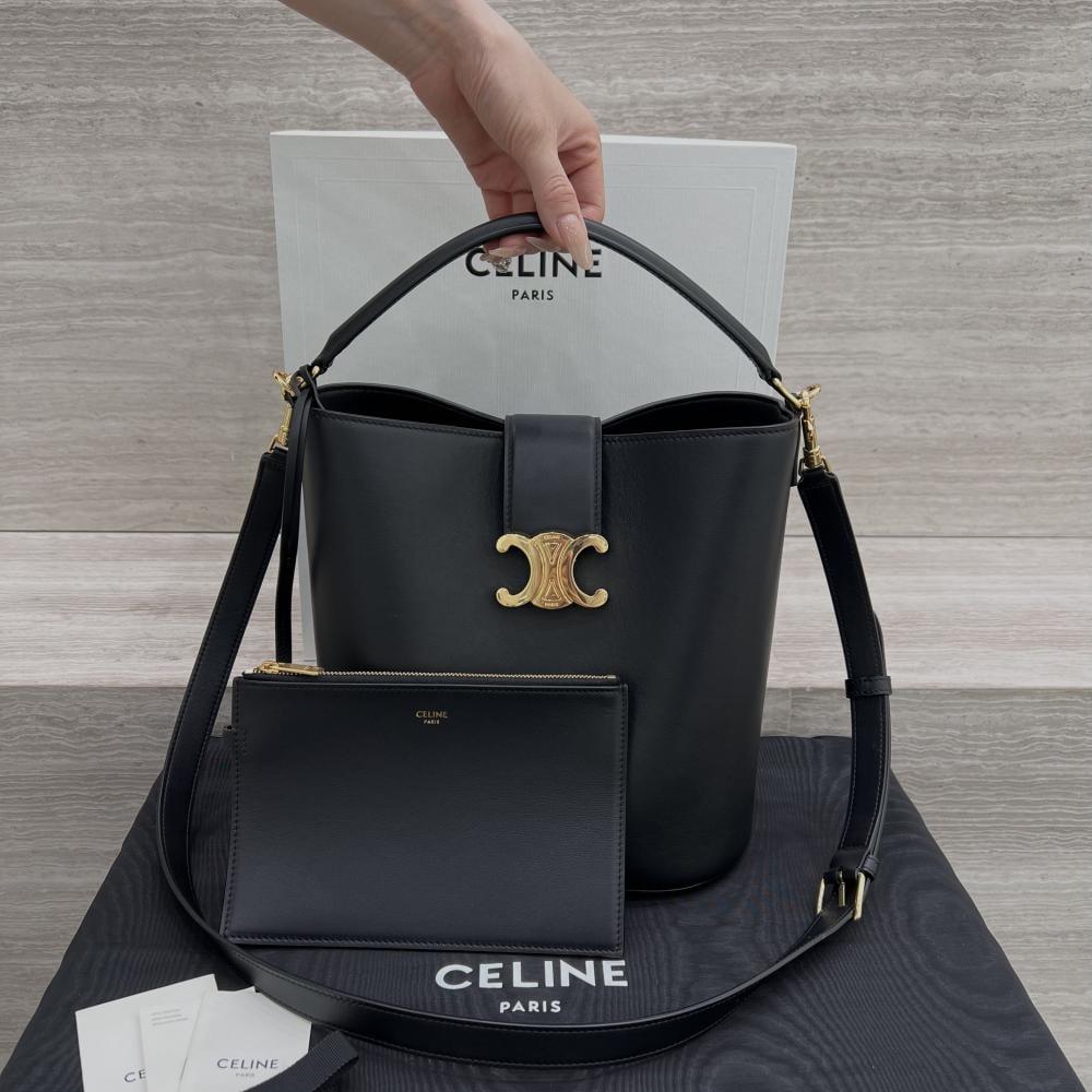 【関税&送料込】Celine Small Louise Bag Women's Small Louise bag in smooth calfskin | CELINE | 24S
