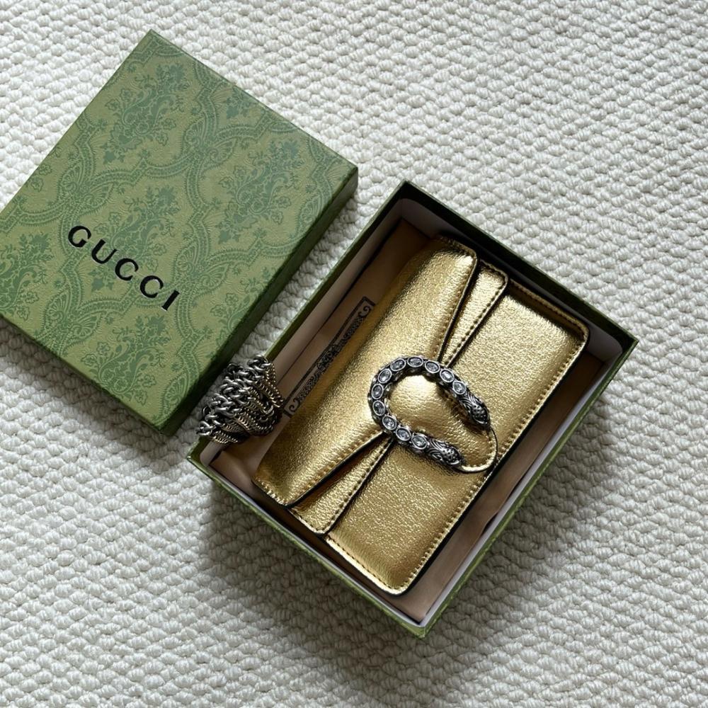 شنطة قوتشي ديونيسوس جولد