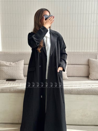 عبايه رسميه مقلمه