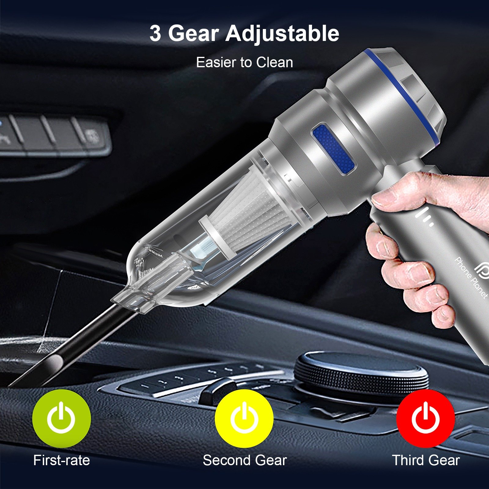 مكنسة كهربائية متنقلة لاسلكي