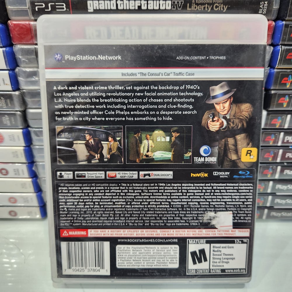 Ps3 l.a.noire