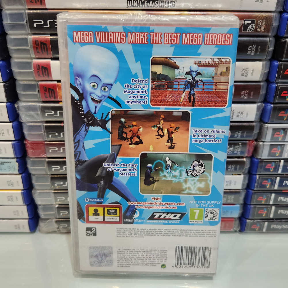 Psp megamind the blue defender جديد