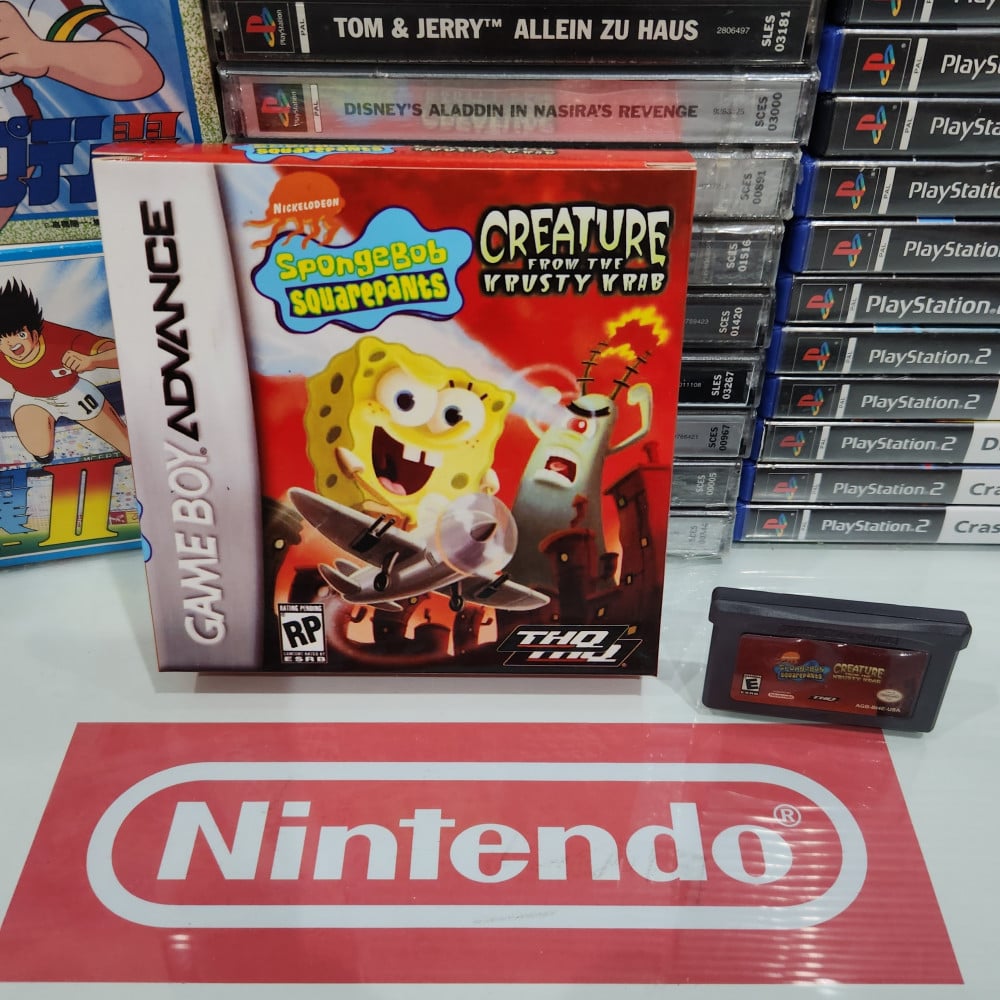 Gba nickelodeon spongebob squareants  creature تجاري