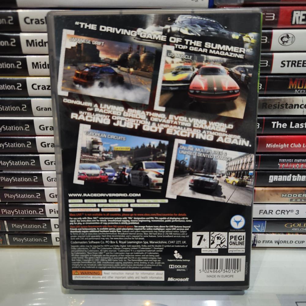 Xbox360 racedriver grid