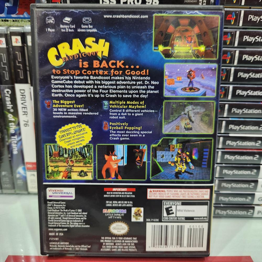 NGC crash bandicoot the wrath of cortex