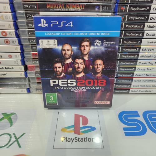 PS4 pes 2018 legendary edition جديد