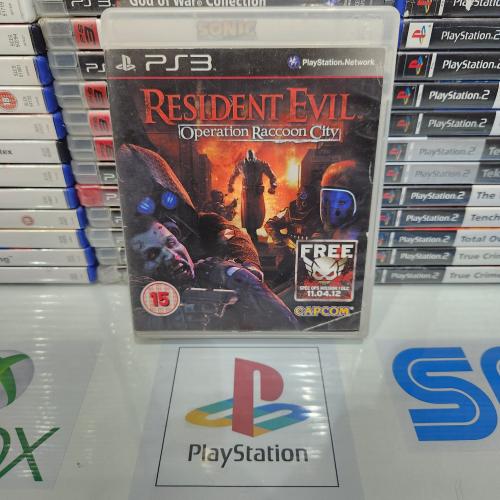 PS3 resident evil operation raccoon city