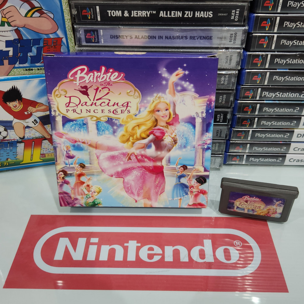 Gba barbie in the 12 dancing princesses تجاري جيمز ستيشن