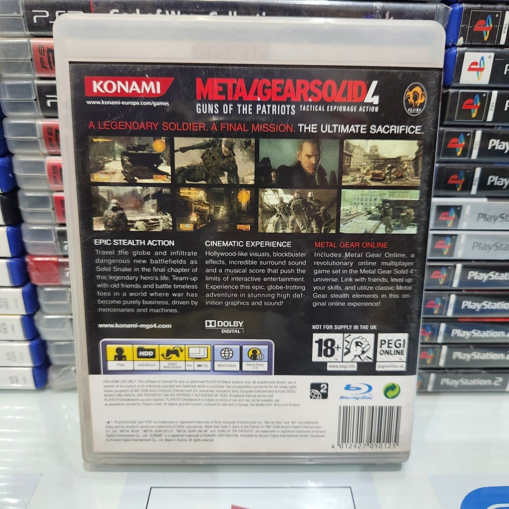 PS3 metal gear solid 4