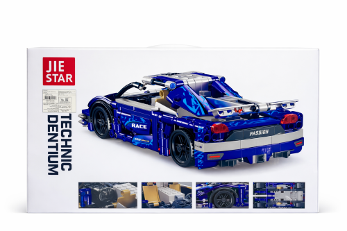JIE STAR Technic Pentium Blue Beetle Building Set – 531 PCS Remote