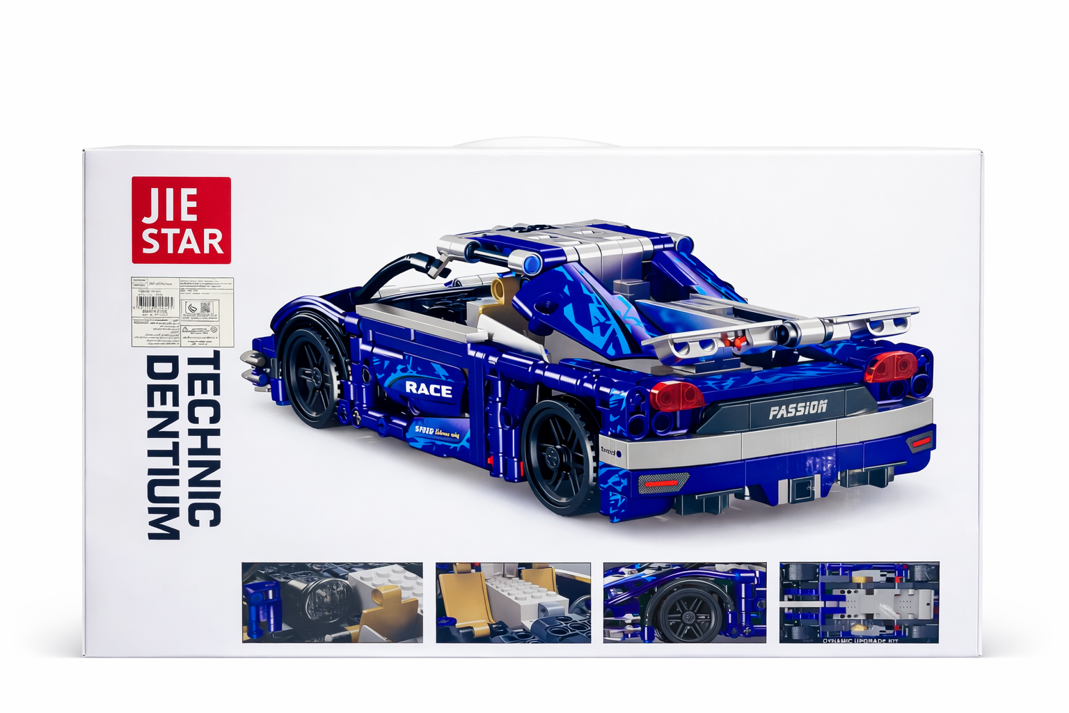 JIE STAR Technic Pentium Blue Beetle Building Set – 531 PCS Remote