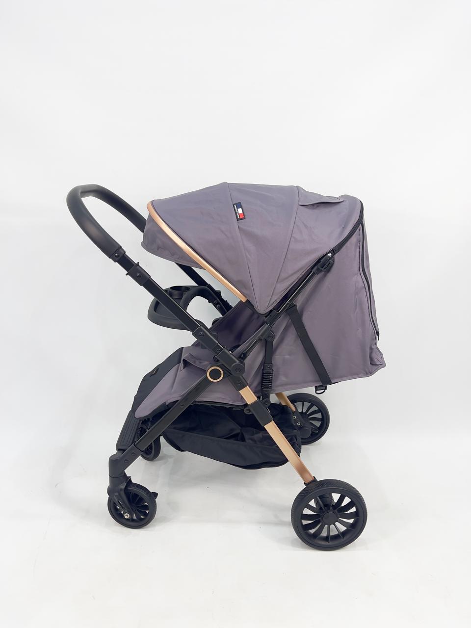 عربة أطفال بورباي اتجاهين وطاولة