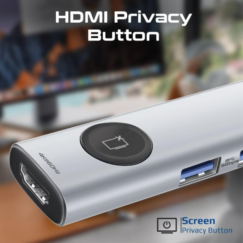 موزع بيانات USB-C عالي السرعة 9 في 1 ComandHub-Lite  من Promate