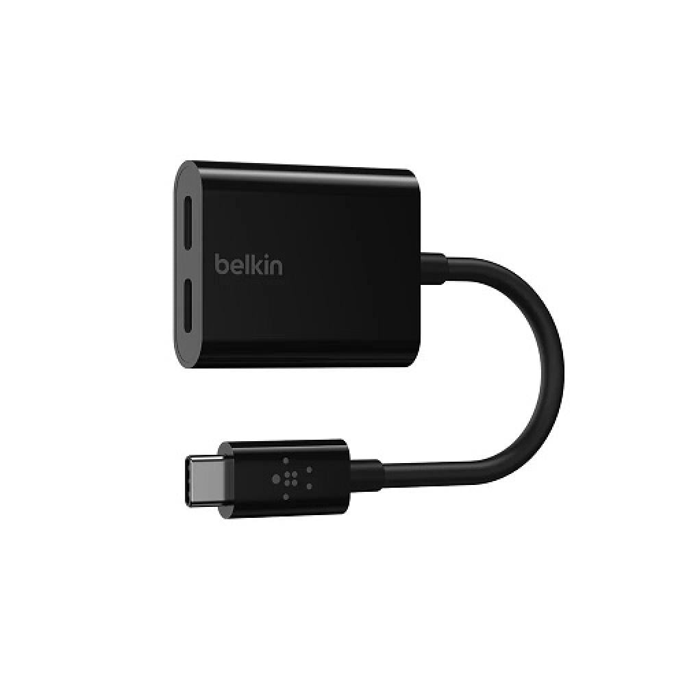 وصلة بمنفذين USB-C للايباد من belkin