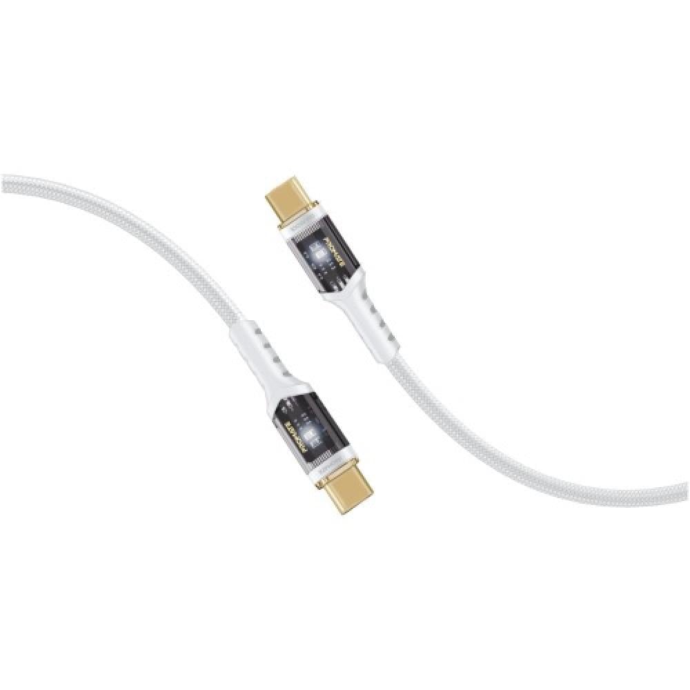 كيبل LucidLine-CC200 USB-C بقوة 100 واط من Promate
