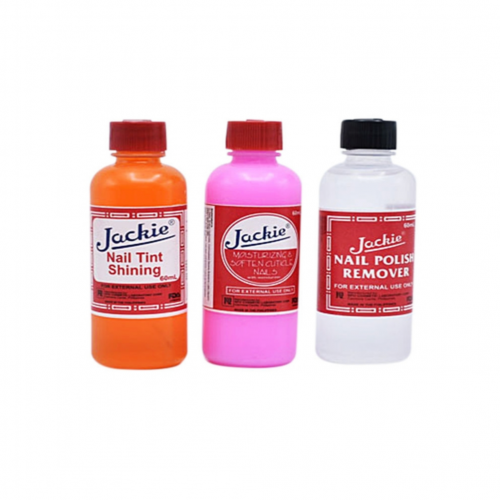 مجموعة العناية بالأظافر جاكي مكونة من 3 قطع 60×3 مل