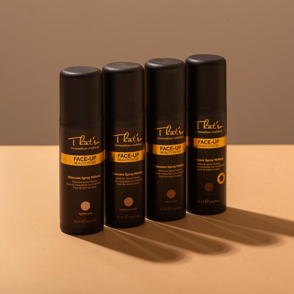 بخاخ أساس FACE UP - غامق جدا (Extra Dark Nude)  - 75مل