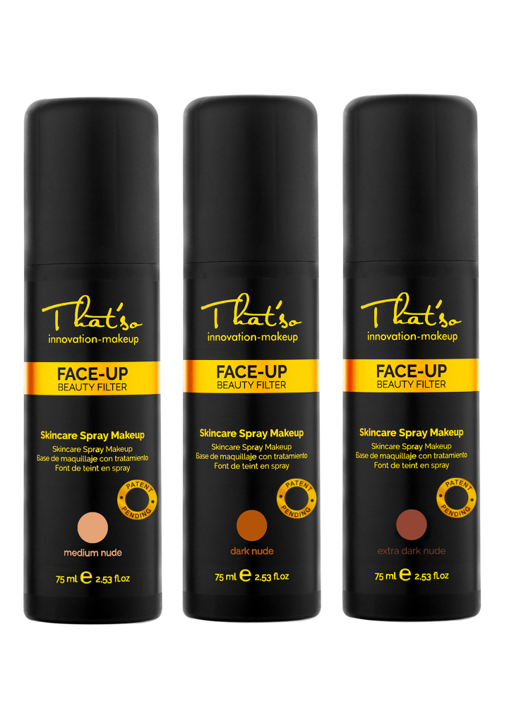 بخاخ أساس FACE UP - غامق جدا (Extra Dark Nude)  - 75مل