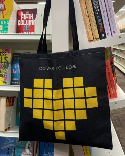 tote bag - yellow love