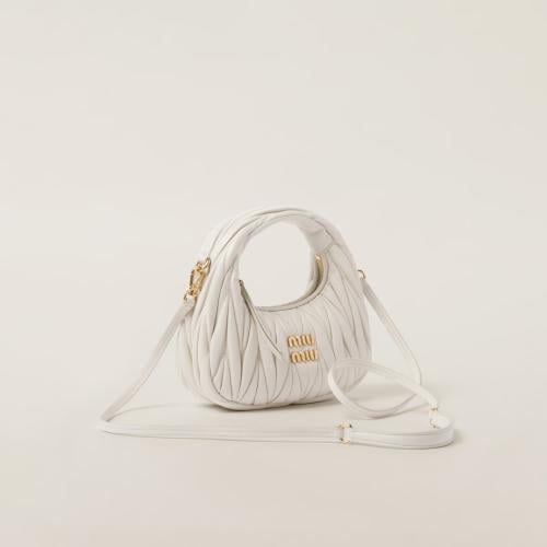 حقيبة ميوميو أبيض - miumiu