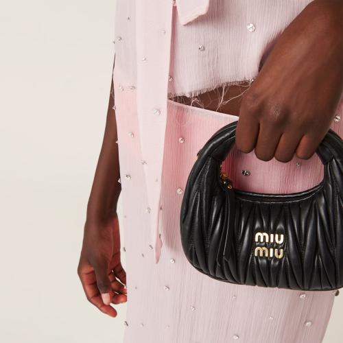 حقيبة ميوميو أسود - miumiu