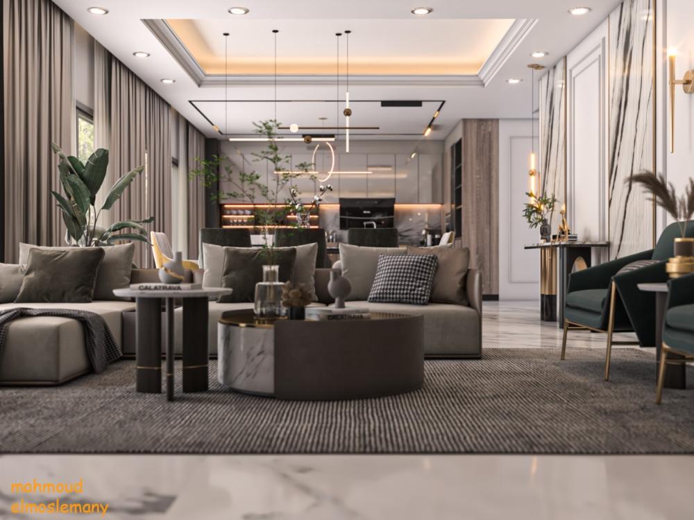 تصميم غرف المعيشة مبتكر لدى كونسنت في السعودية