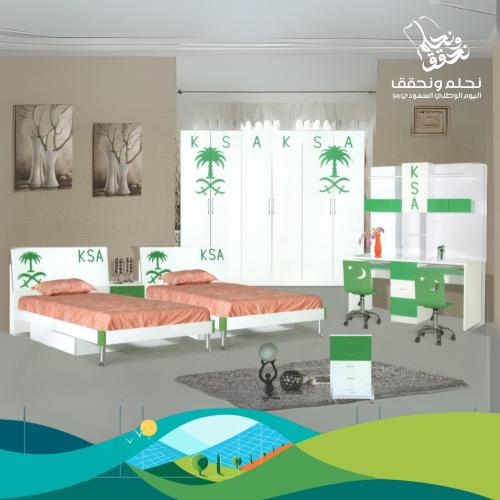 غرفة نوم بتصميم مميز المملكة
