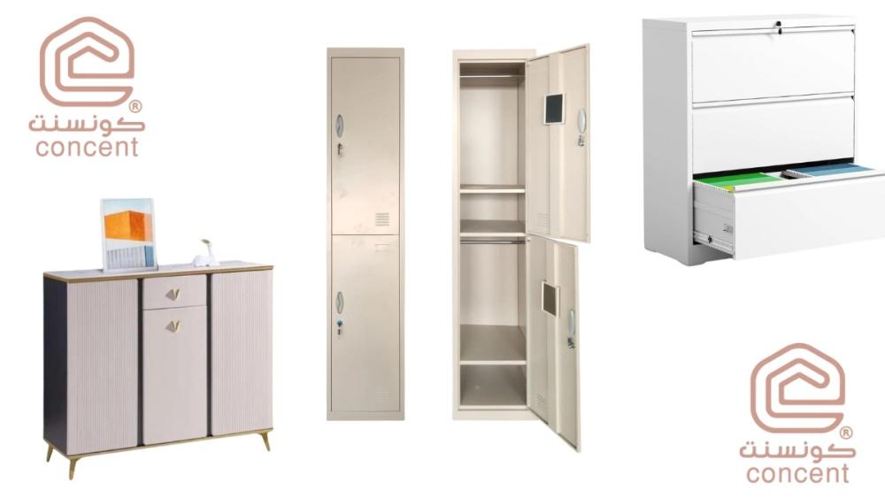 دولاب ملابس وأحذية مودرن بتصميم أنيق وجودة عالية من كونسنت السعودية، م