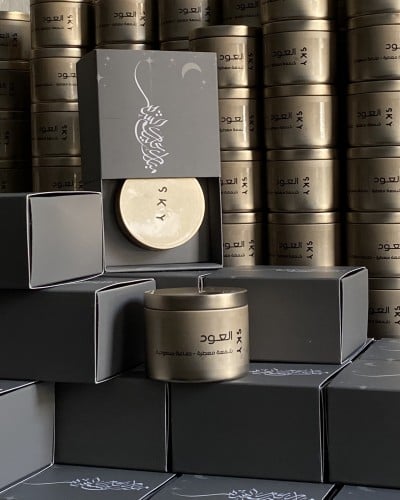 رمـضان Candle Gray