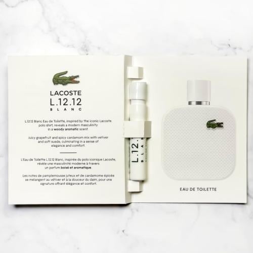 عينة عطر رجالي لا كوست الابيض او دو تولت 1.2 ML